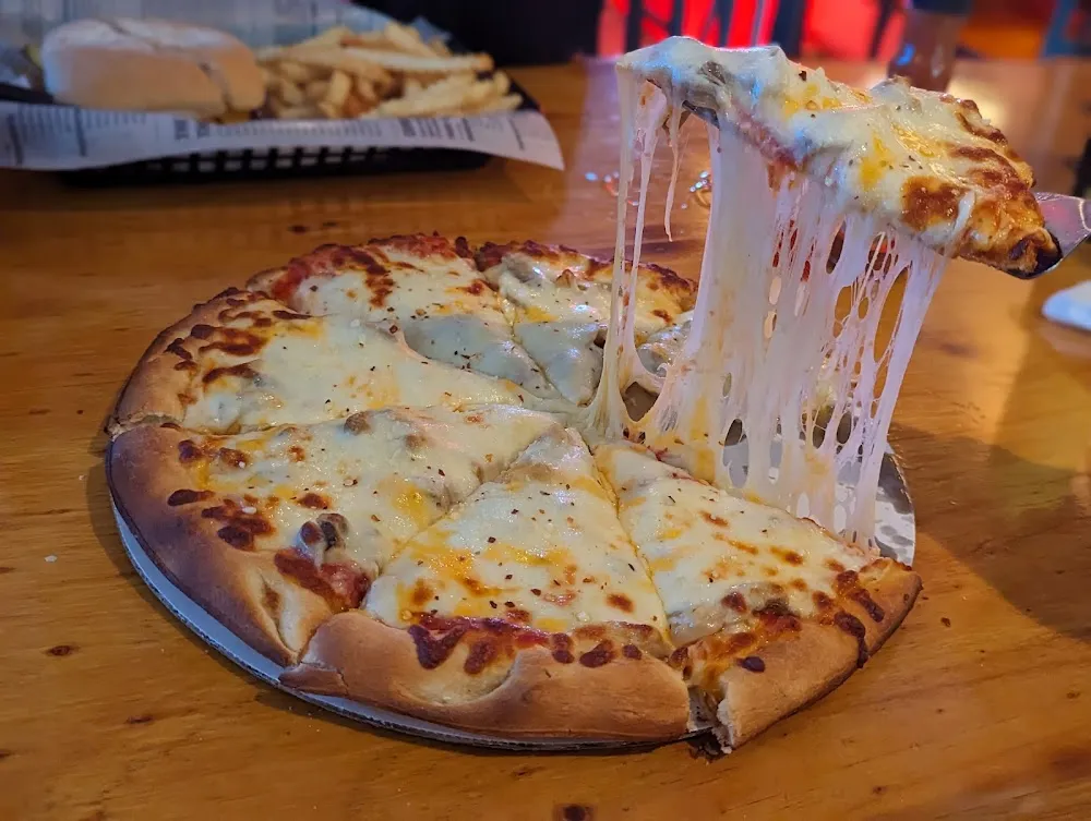 New York Style Crust Pepperoni Mushroom and Extra Cheese